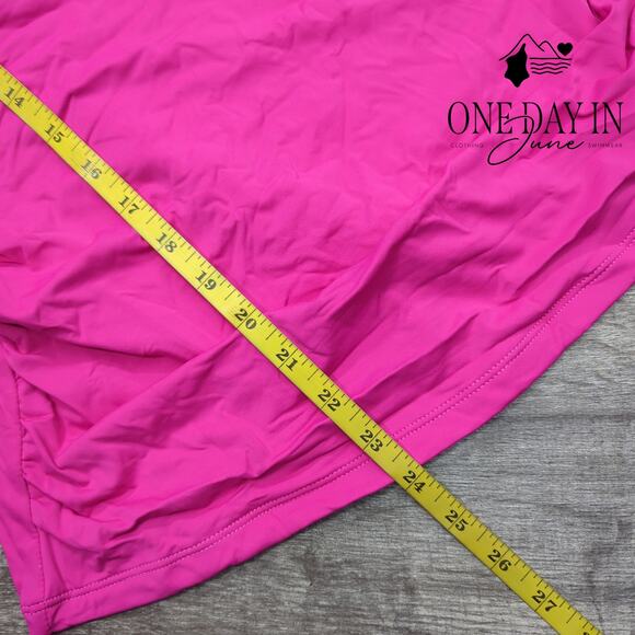 Aqua Eve Square Neck Tankini Top Size L - Picture 5 of 6